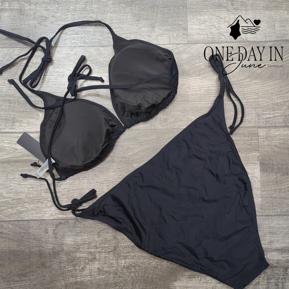 Tempt Me Halter Tie Back Tie Side Bikini Swimsuit Size 22W - Picture 5 of 6